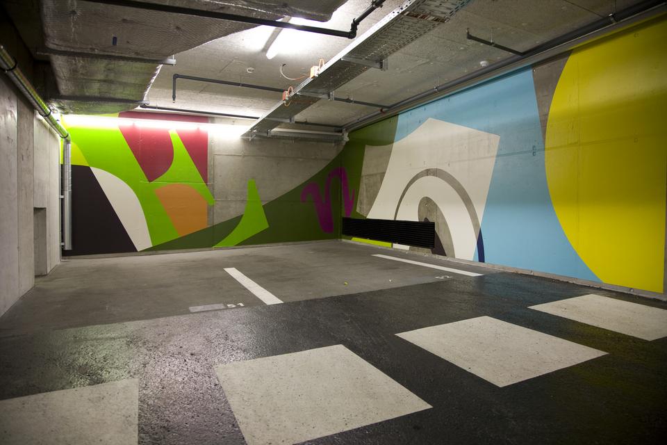 Autoeinstellhalle, St. Claraspital Basel